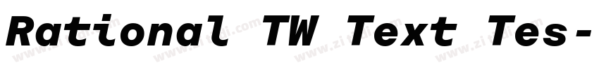 Rational TW Text Tes字体转换 Rational TW Text Tes字体转换